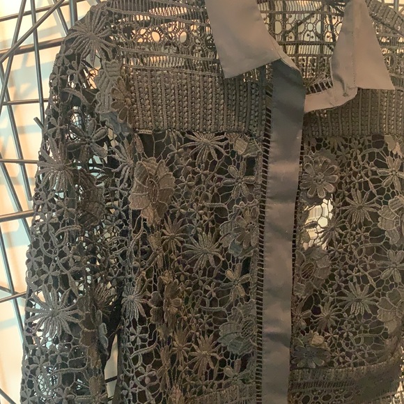 French Connection Lace Blouse - Picture 3 of 5